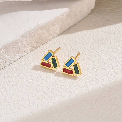 Alloy Stud Earrings