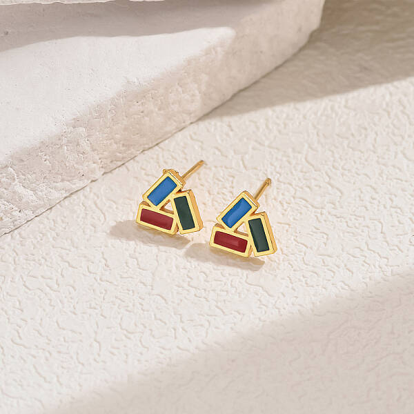 Alloy Stud Earrings