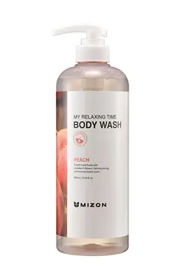 Mizon Peach My Relaxing Time shower gel (Body Wash) 800 ml