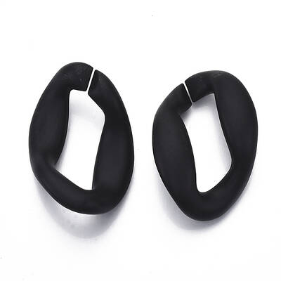 Spray Painted CCB Plastic Linking Rings
