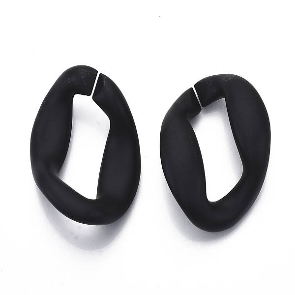 Spray Painted CCB Plastic Linking Rings