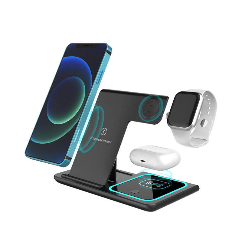 3 in 1 Wireless Fast Charger Folding Charging Station