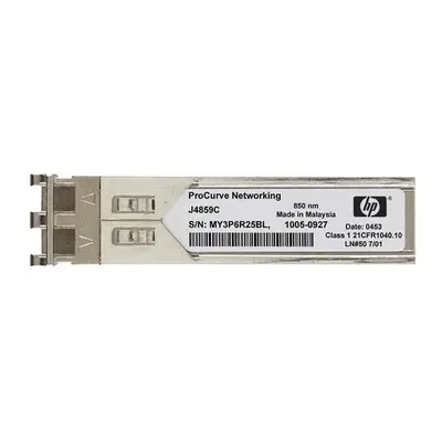 J4859C-FS HP ProCurve X121 1Gb/s 1000Base-LX Single-Mode Fibre 1310nm 3km Duplex LC Connector SFP (mini-GBIC) Transceiver Mod...