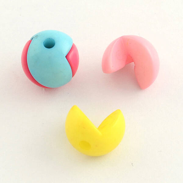 Opaque Acrylic Combined Beads