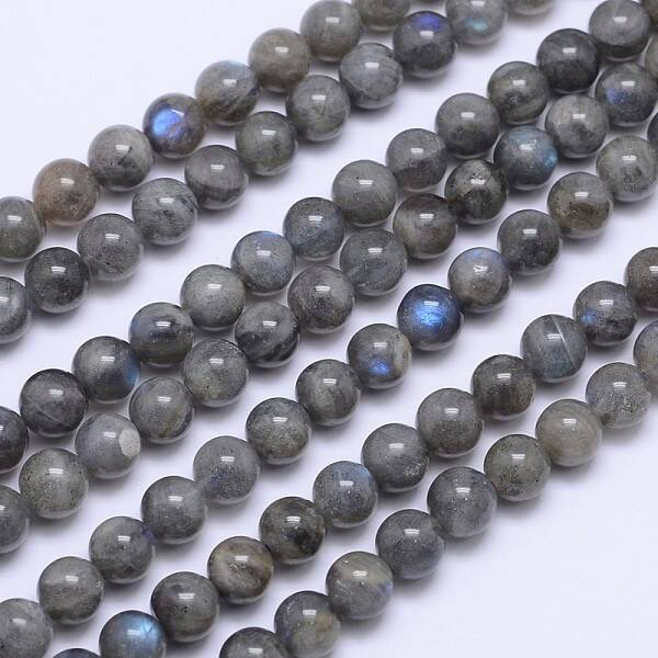 Natural Labradorite Round Bead Strands