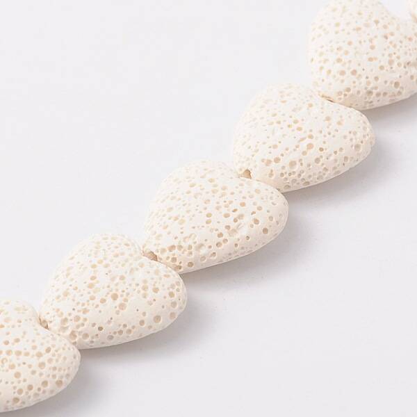 Synthetic Lava Rock Bead Strands