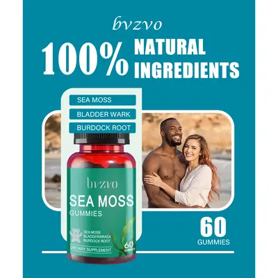 [bvzvo] Ocean Minerals Boost – All-in-One Gummies & Premium Irish Seaweed - 60 Edible Gummies All-in-1 Dietary Supplement Z...