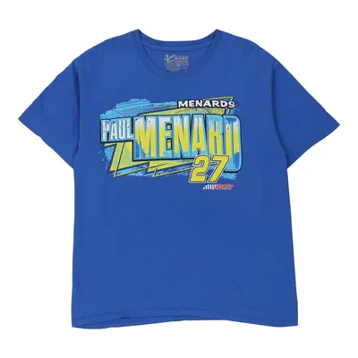 Paul Menard 27 Chase Authentics Nascar T-Shirt - Large Blue Cotton