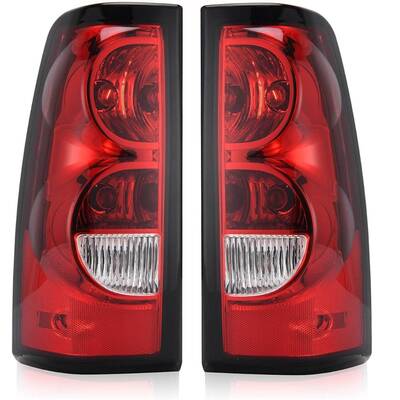 YITAMOTOR® Red Tail Lights For 2003 - 2006 Chevy Silverado 1500 2500 3500 HD Brake Lamps