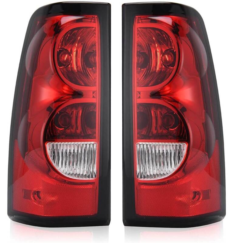 YITAMOTOR® Red Tail Lights For 2003 - 2006 Chevy Silverado 1500 2500 3500 HD Brake Lamps