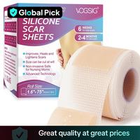 Mother's Day Gift, Silicone Body Scar Sheets, 1 Box Multi-purpose Scar Patches, Smoothing Skin Care Patches, Silicone Scar Ta...