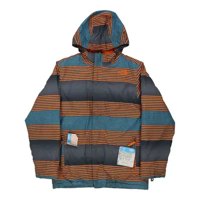 Age 14-16 The North Face Striped Jacket - Large Multicoloured Polyester