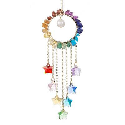 Glass Star Pendant Decorations