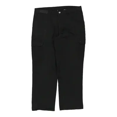 Dickies Cargo Trousers - 37W 29L Black Polyester Blend