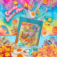 Candy Salad Mix - Colorful Snack Mix with Peach Rings, Chicken Feet, Crunchy Bears and More - Perfect for Sweet Treats