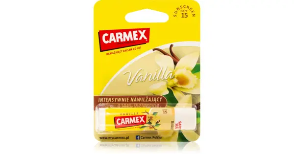 Carmex Vanilla Hydrating Lip Balm Stick SPF 15 4.25g