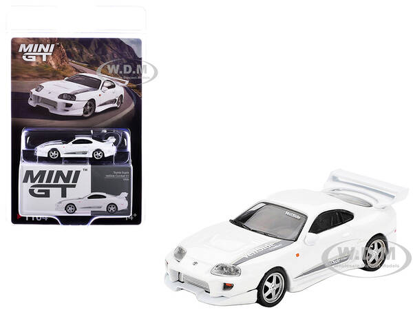 Toyota Supra VeilSide Combat V-I White Limited Edition 1/64 Diecast Model Car by Mini GT