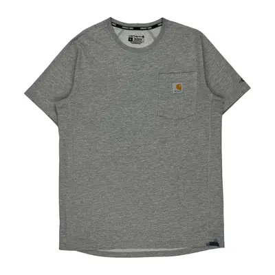 Relaxed Fit Carhartt T-Shirt - Medium Grey Cotton Blend