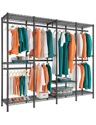 Raybee Furniture Clothes Rack, Clothing Rack 990LBS Clothing Racks for Hanging Clothes Heavy Duty Clothes Rack Metal Garment ...