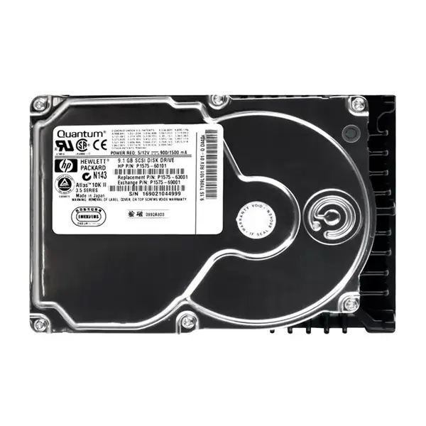 P1575-60101 HP 9.1GB Ultra-160 SCSI 10000 3.5-inch 4MB Hard Drive