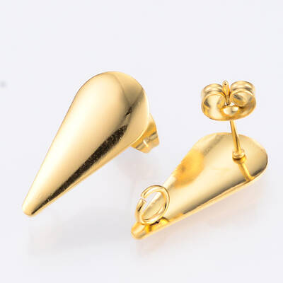 304 Stainless Steel Stud Earring Findings