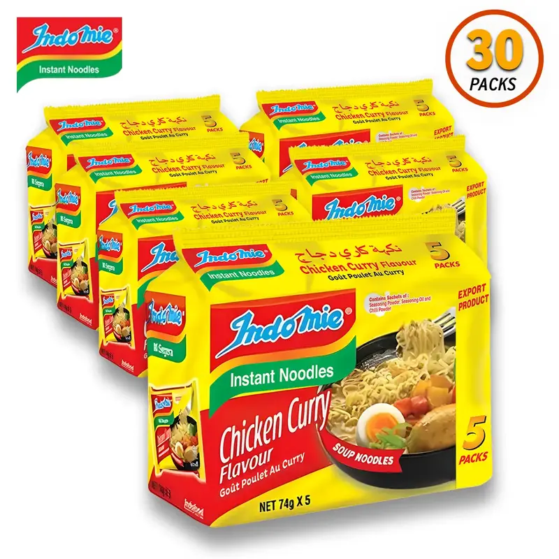 Official Indomie Chicken Curry Flavor (30 Packs)