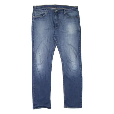 LEVI'S Mens Jeans Blue Slim Straight Stone Wash W36 L31