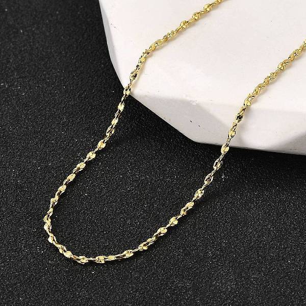 1.5MM Brass Oval Link Chain Necklaces