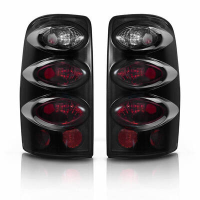 YITAMOTOR® 2000-2006 Chevy Suburban Tahoe /GMC Yukon Tail Lights Black Smoke Rear Lamps