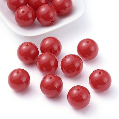 Fluorescence Chunky Acrylic Beads