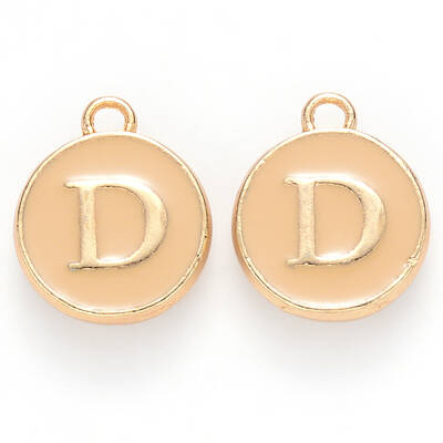 Golden Plated Alloy Enamel Charms