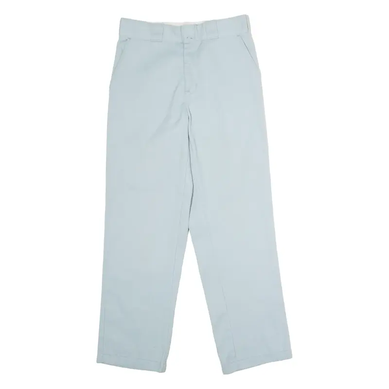 DICKIES X Urban Outfitters Womens Twill Trousers Blue Regular Straight W28 L27