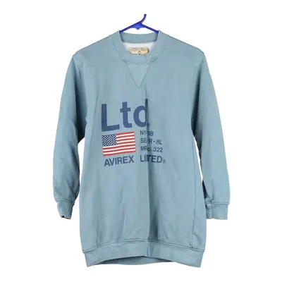 Avirex Sweatshirt - XS Blue Cotton Blend