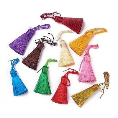 Polyester Tassel Big Pendants