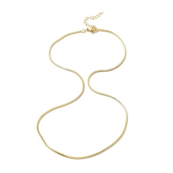 Brass Wheat Chain Necklace