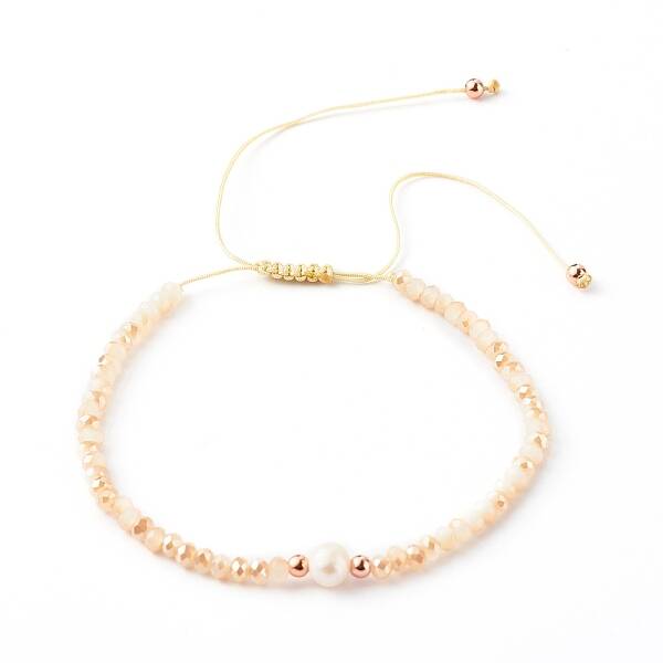 Adjustable Nylon Thread Braided Bead Bracelets