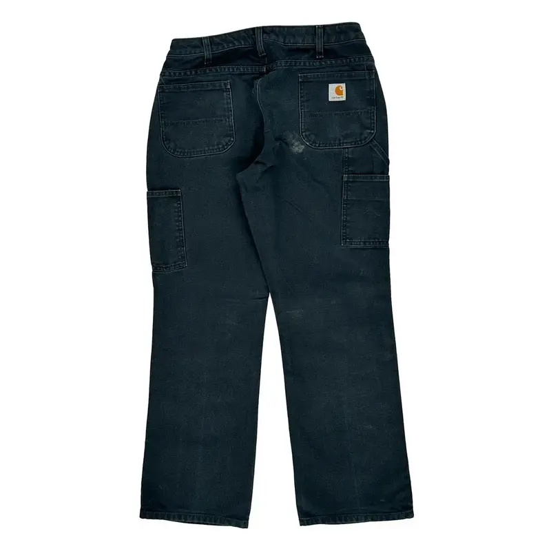 Carhartt Carpenter Jeans - 30W UK 10 Black Cotton
