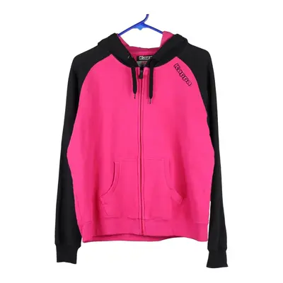 Kappa Hoodie - Small Pink Cotton Blend