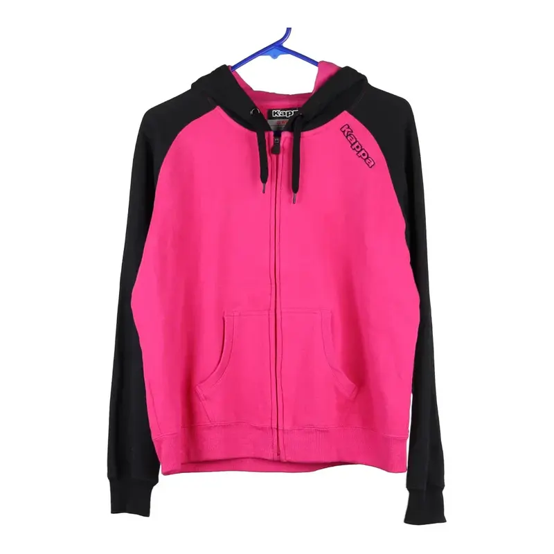 Kappa Hoodie - Small Pink Cotton Blend