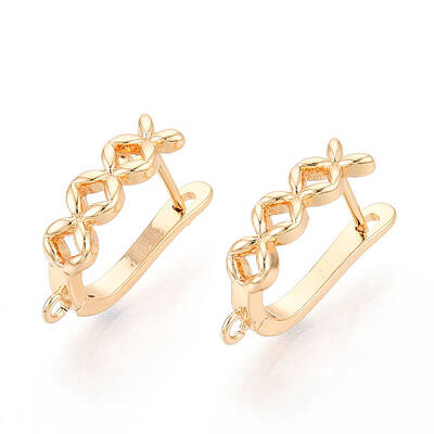 Brass Hoop Earring Findings