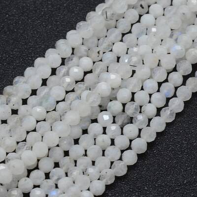 Natural Rainbow Moonstone Beads Strands