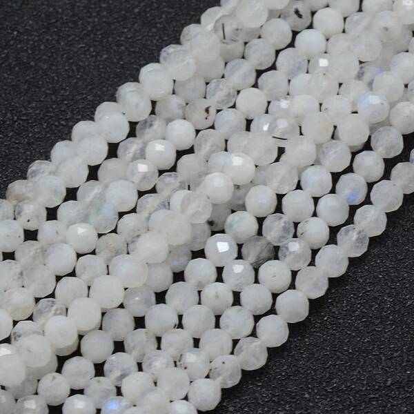 Natural Rainbow Moonstone Beads Strands