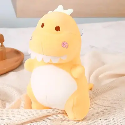 Cartoon Dinosaur Design Pet Plush Toy, 1 Count Pet Chew Toy, Pet Interactive Toy For Dogs