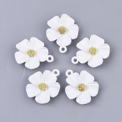 Spray Painted Alloy Pendants