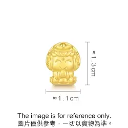 'Blessings' 999 Gold Thousand-Hand Goddess of Mercy (Rat) Charm