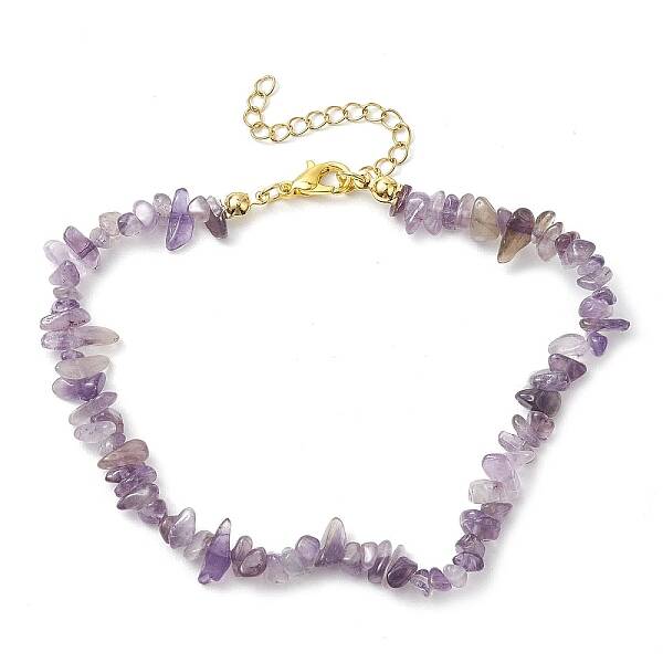 Natural Amethyst Anklets