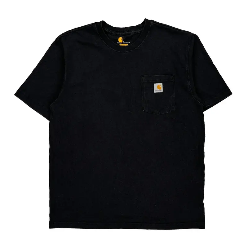 Carhartt T-Shirt - Large Black Cotton