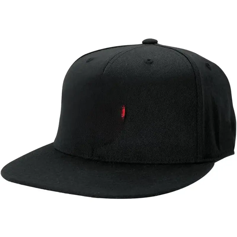 Men's Classic Dot Fitted Stretch Flexfit Hats,Large/X-Large,Black