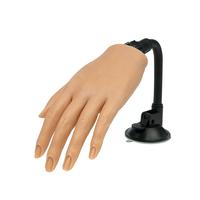 DIY Nail Art Training Practice Hand, 1 Count Silicone Fake Hands To Nail Practice Hand Model, Manicure & Pedicure Tools for ...