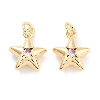 Brass with Cubic Zirconia Pendant